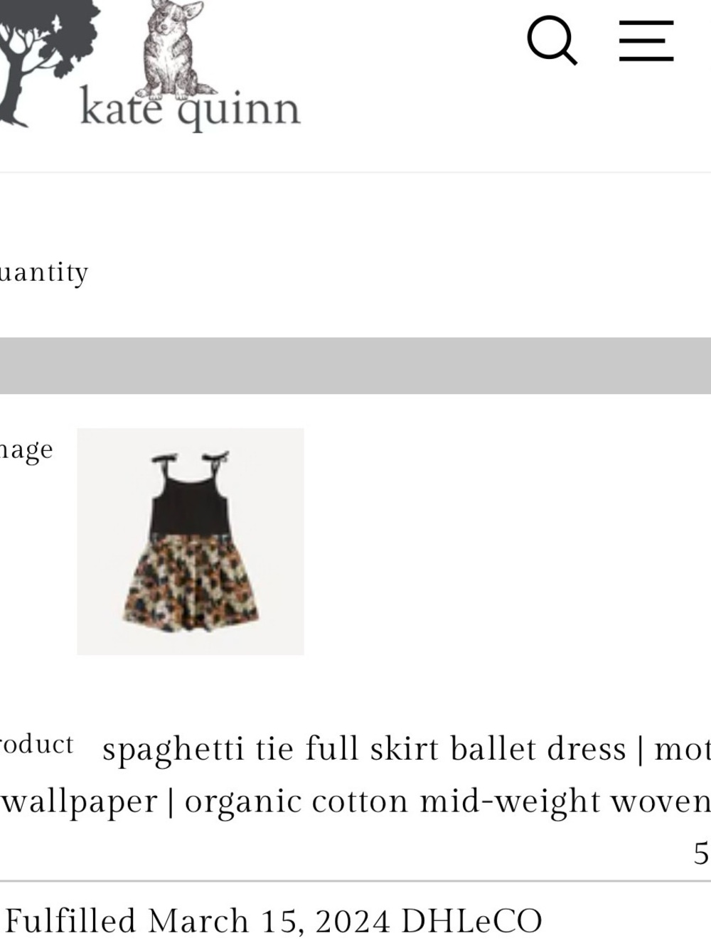 kate quinn Black Bodice Floral Skirt Tie-Strap Dress